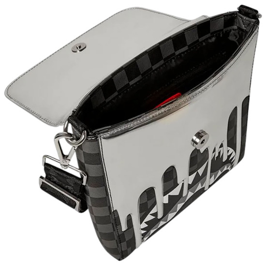 Sprayground Τσαντάκι ώμου Metallic Drip Sharks in Paris Messenger Sling